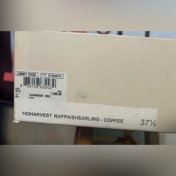 JIMMY CHOO Harvest Napa Shearling Brown Leather Calf Knee Boots AWESOME STEAL! - Picture 12 of 14